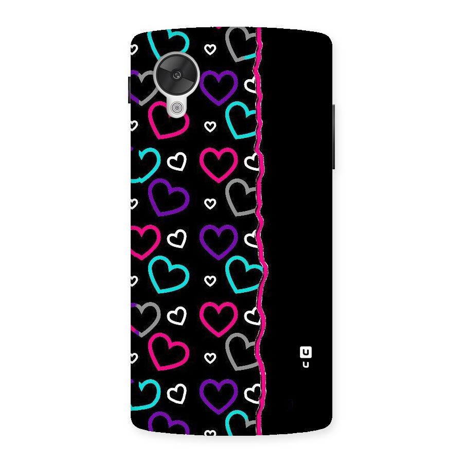 Empty Hearts Back Case for Google Nexsus 5