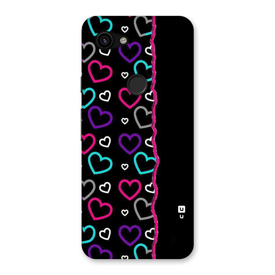 Empty Hearts Back Case for Google Pixel 3a