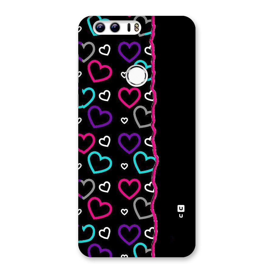 Empty Hearts Back Case for Honor 8