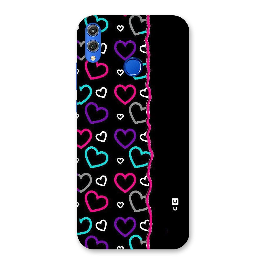 Empty Hearts Back Case for Honor 8X