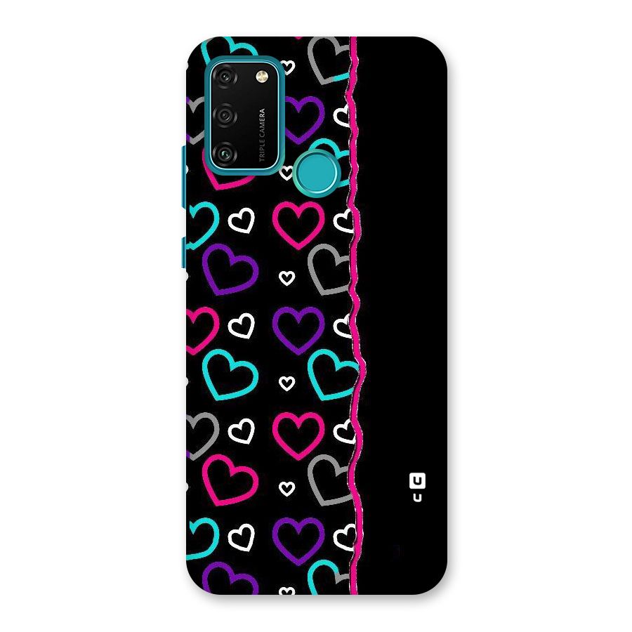 Empty Hearts Back Case for Honor 9A