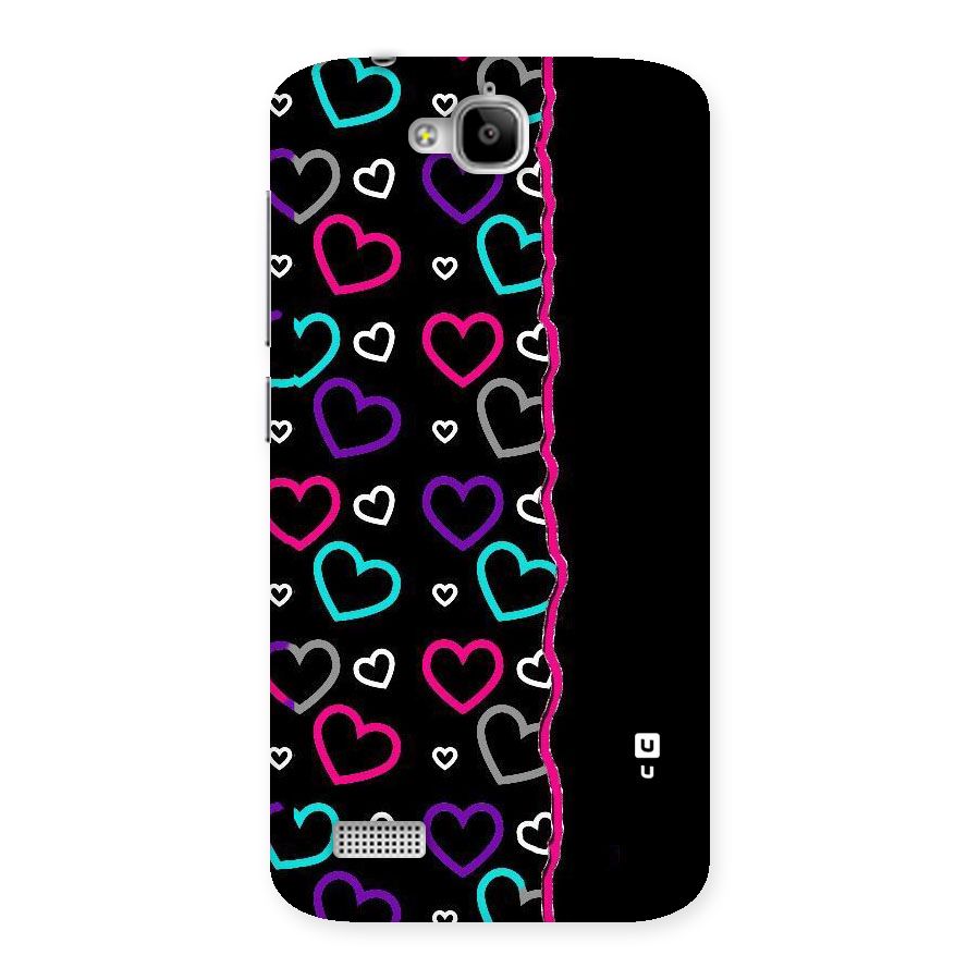 Empty Hearts Back Case for Honor Holly