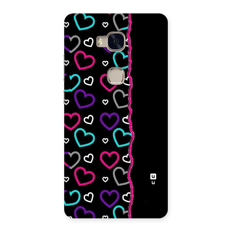 Empty Hearts Back Case for Huawei Honor 5X