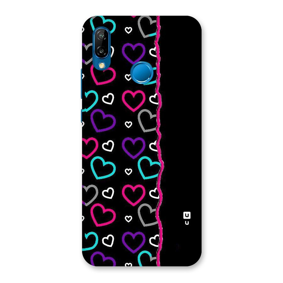 Empty Hearts Back Case for Huawei P20 Lite