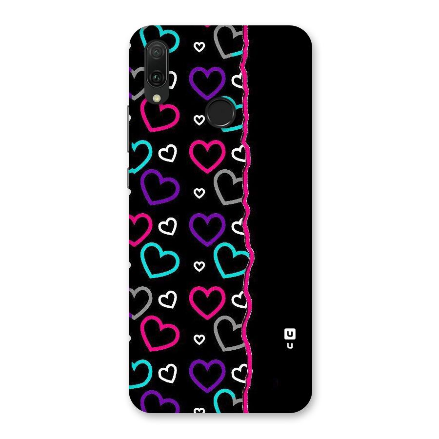 Empty Hearts Back Case for Huawei Y9 (2019)