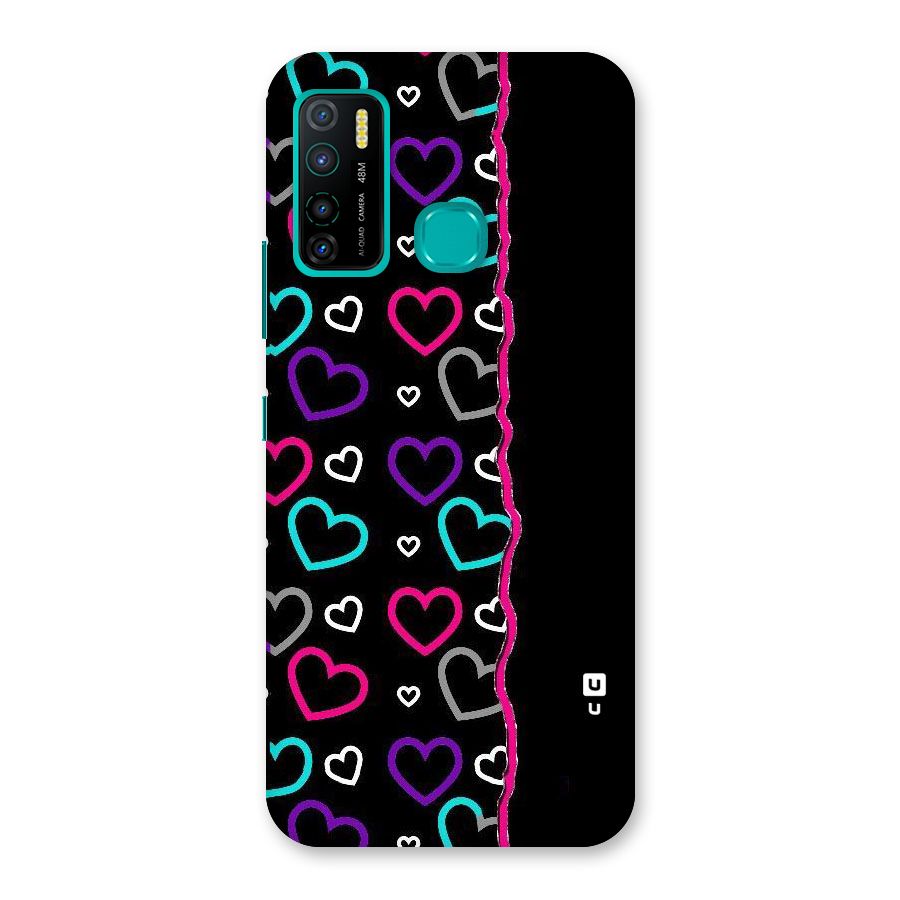Empty Hearts Back Case for Infinix Hot 9 Pro