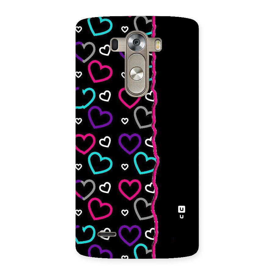 Empty Hearts Back Case for LG G3
