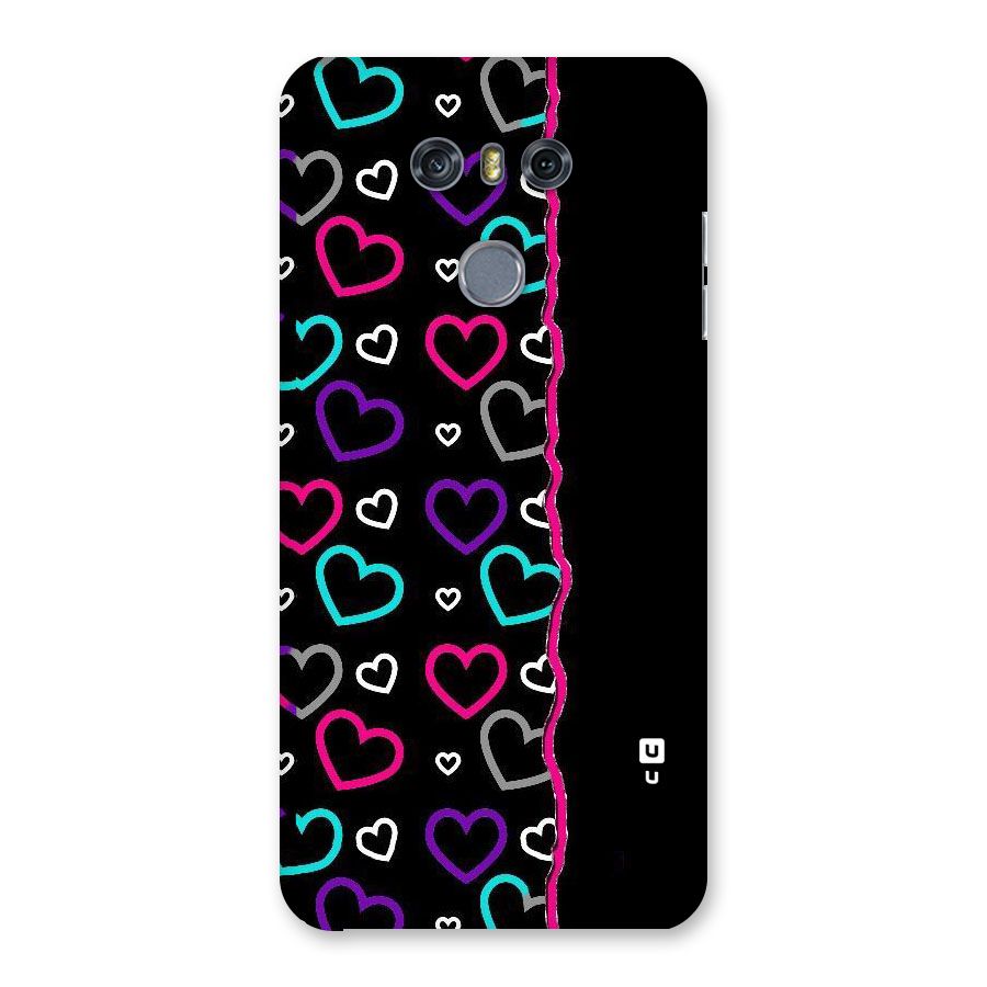Empty Hearts Back Case for LG G6
