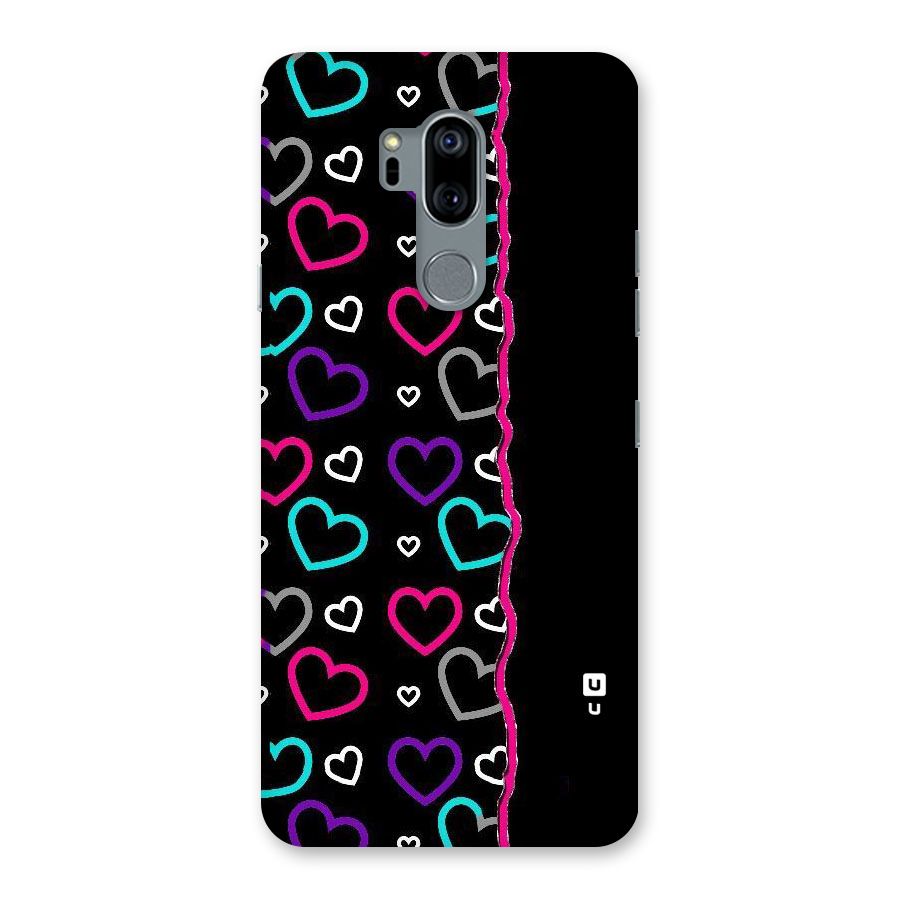 Empty Hearts Back Case for LG G7