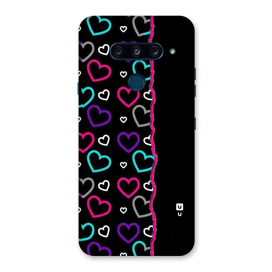 Empty Hearts Back Case for LG  V40 ThinQ