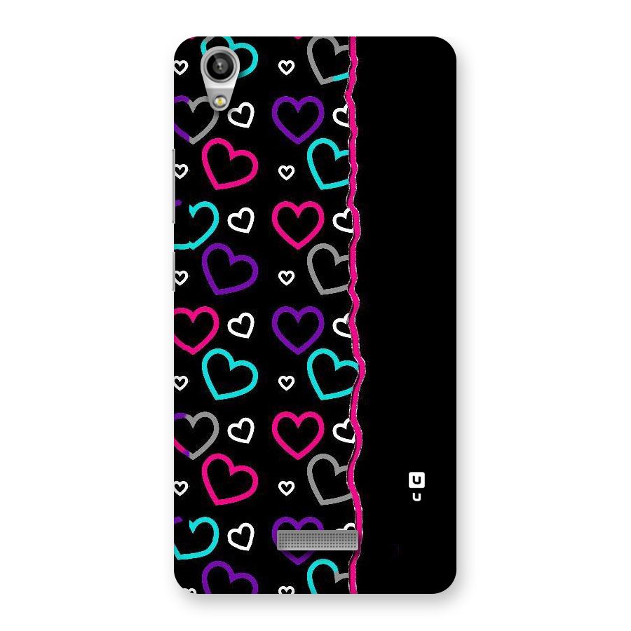 Empty Hearts Back Case for Lava-Pixel-V1