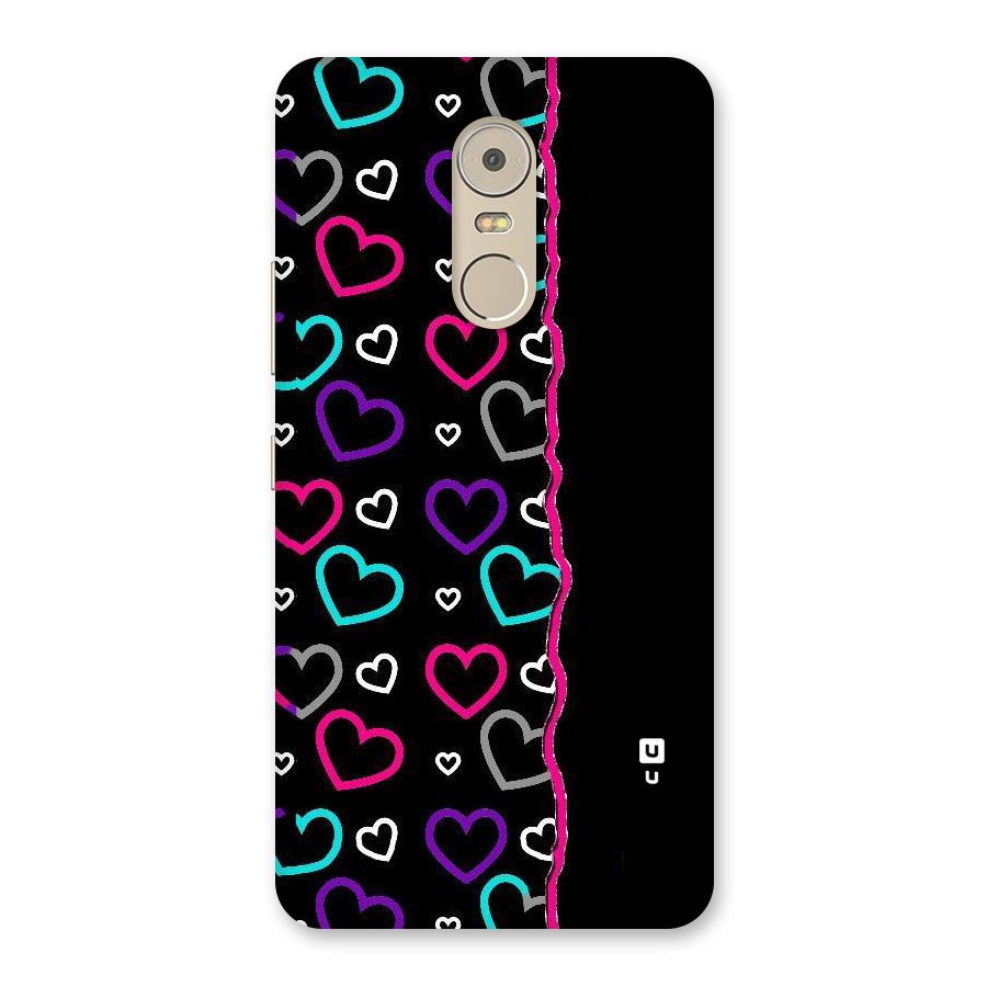 Empty Hearts Back Case for Lenovo K6 Note