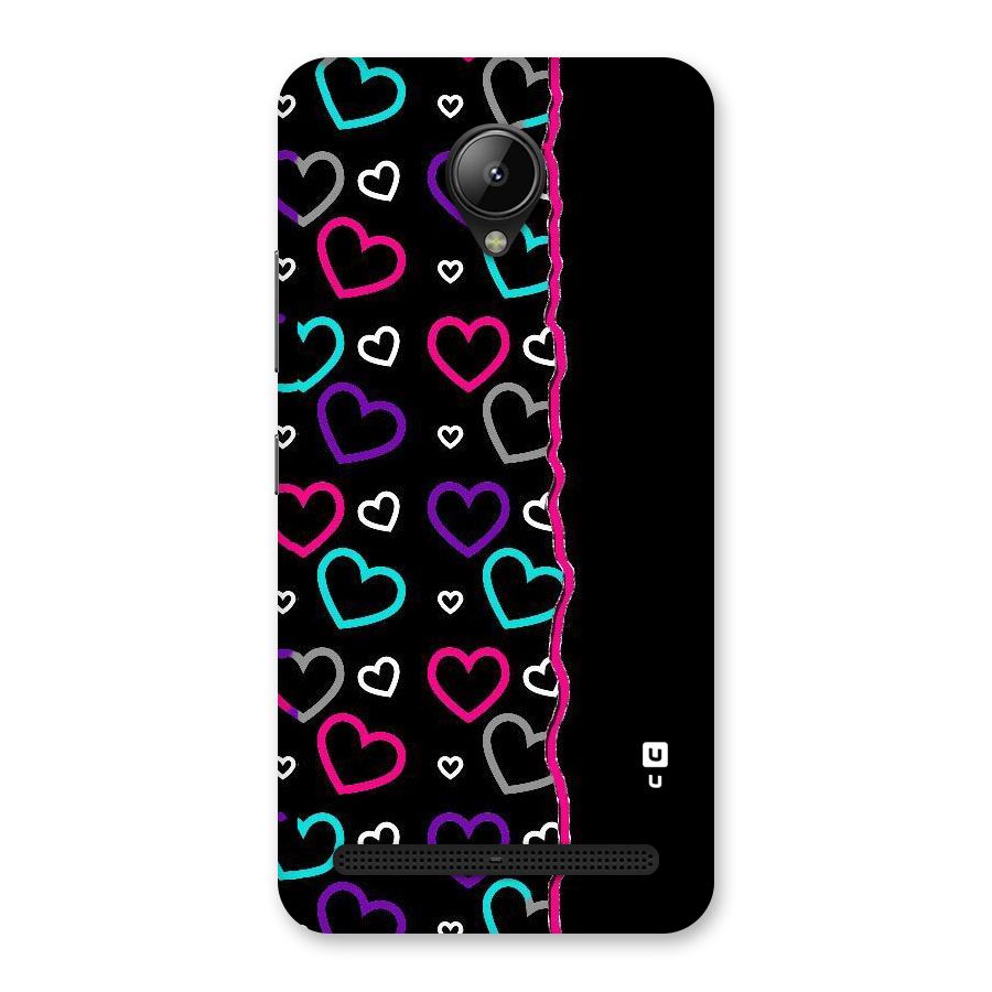 Empty Hearts Back Case for Lenovo C2