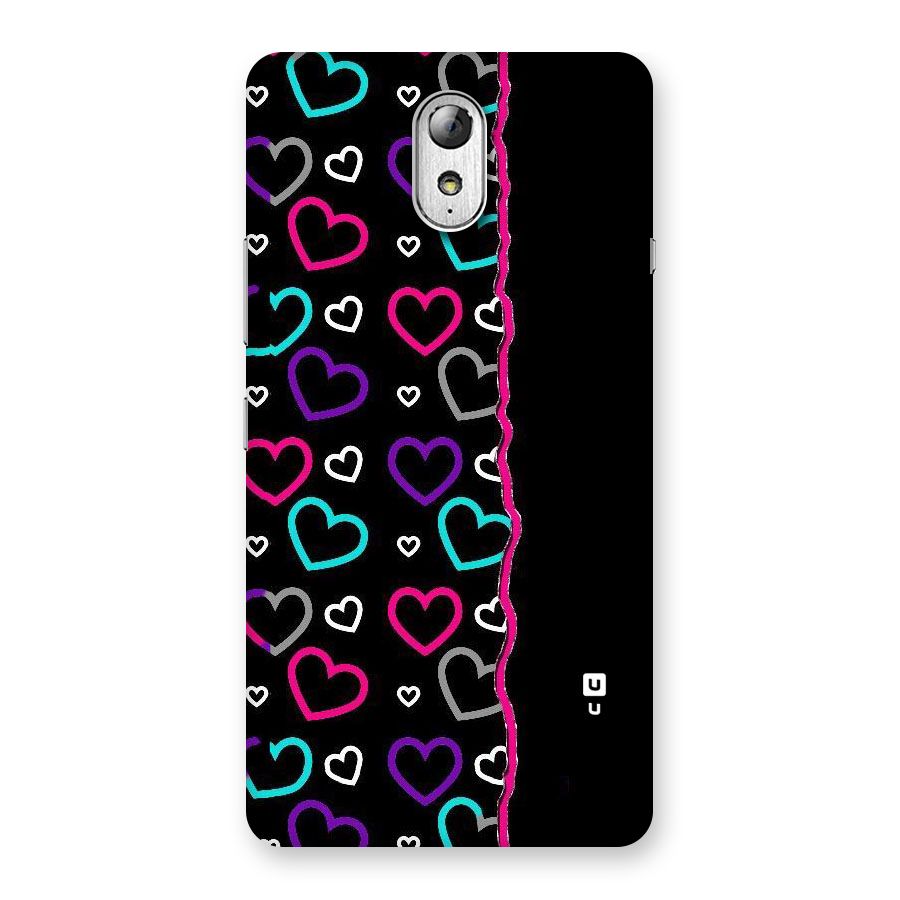 Empty Hearts Back Case for Lenovo Vibe P1M