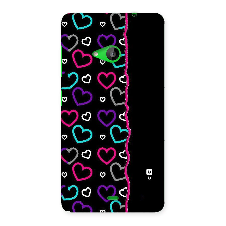 Empty Hearts Back Case for Lumia 535