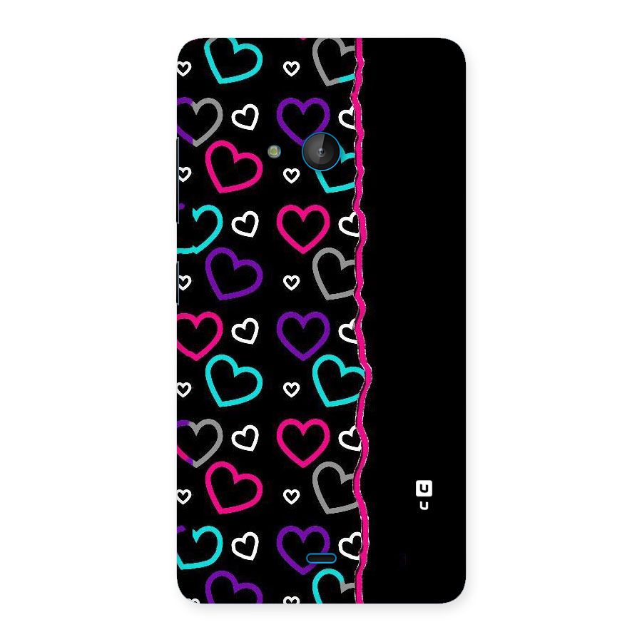 Empty Hearts Back Case for Lumia 540