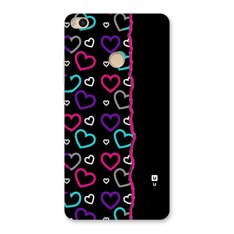 Empty Hearts Back Case for Mi Max 2