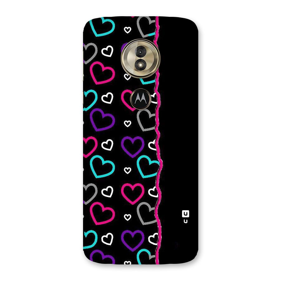 Empty Hearts Back Case for Moto G6 Play