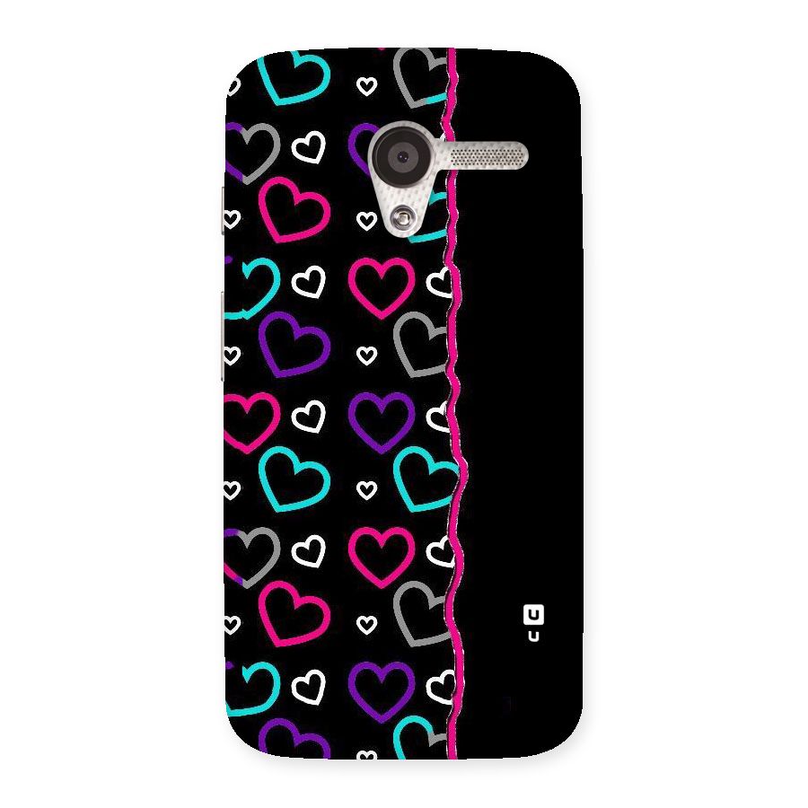 Empty Hearts Back Case for Moto X
