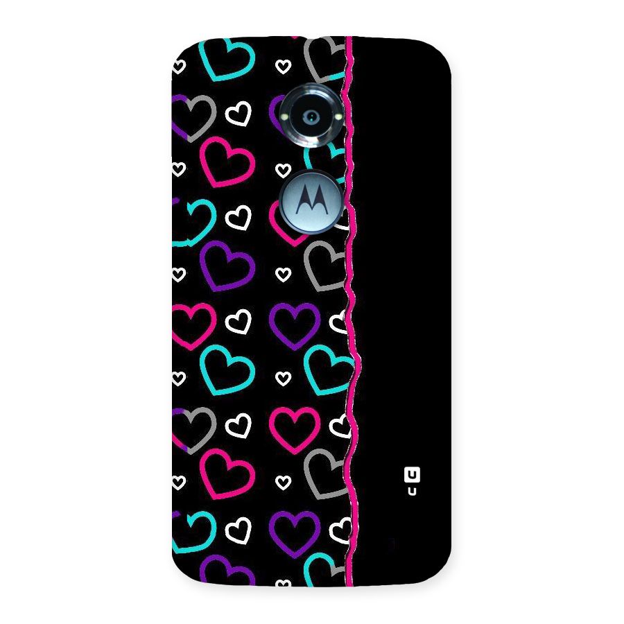 Empty Hearts Back Case for Moto X 2nd Gen