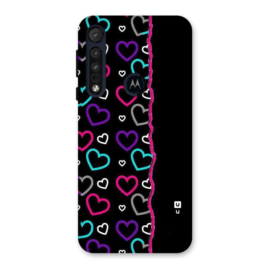 Empty Hearts Back Case for Motorola One Macro