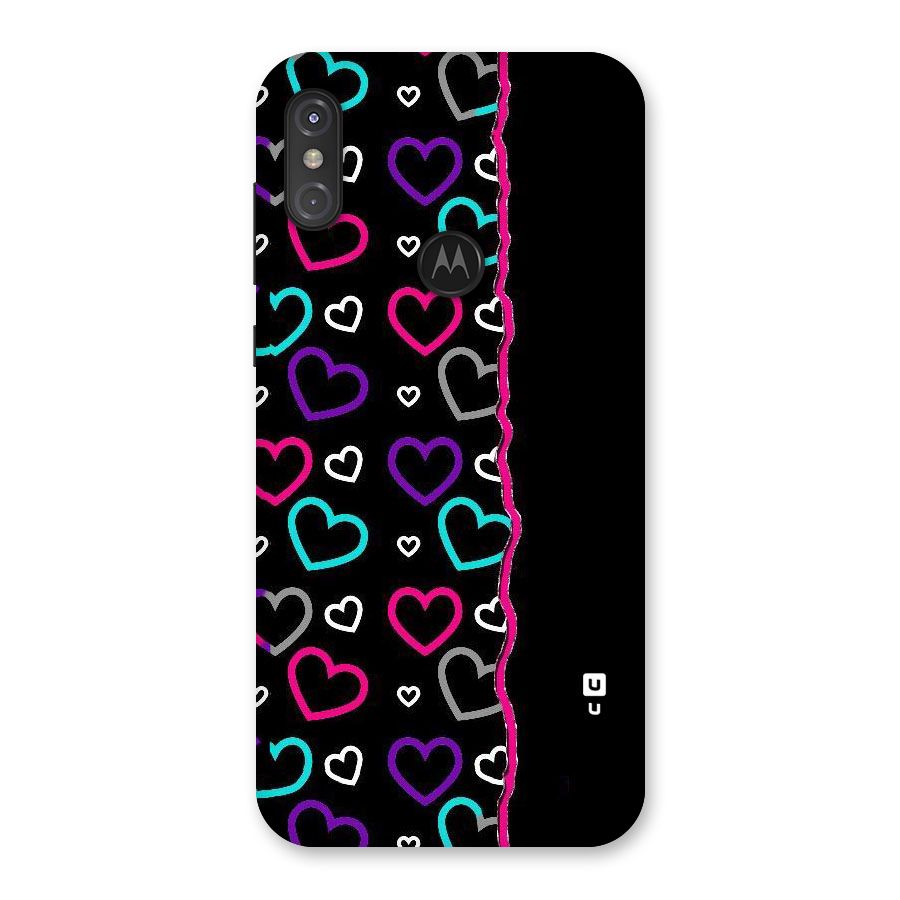 Empty Hearts Back Case for Motorola One Power