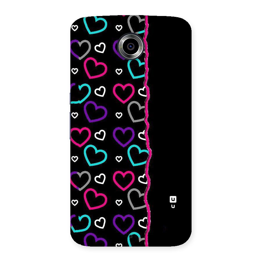 Empty Hearts Back Case for Nexsus 6