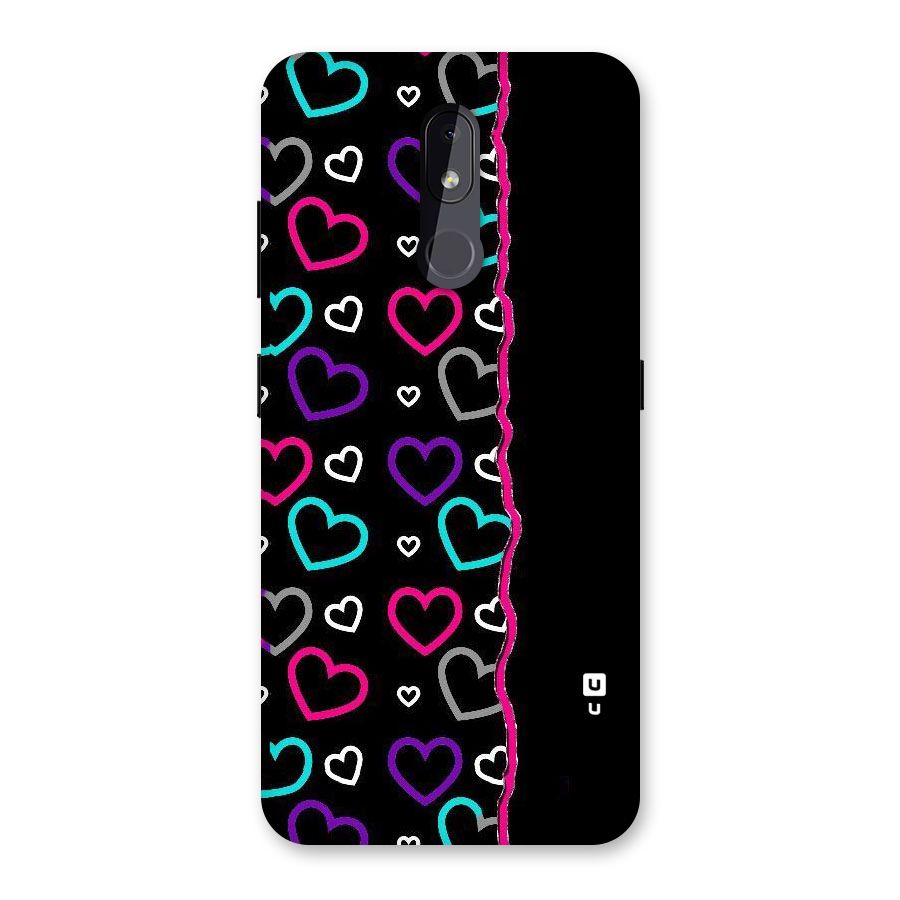 Empty Hearts Back Case for Nokia 3.2