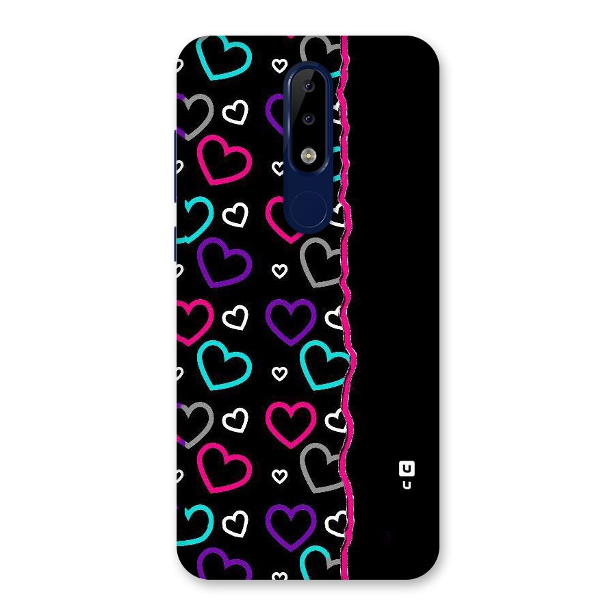 Empty Hearts Back Case for Nokia 5.1 Plus
