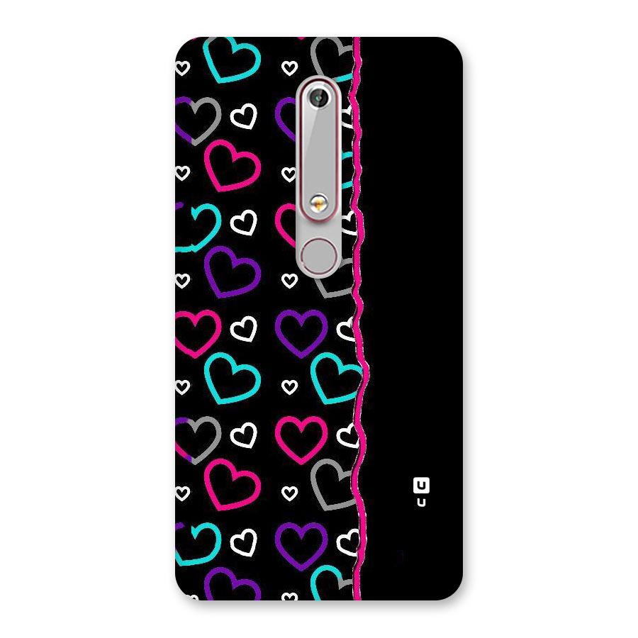 Empty Hearts Back Case for Nokia 6.1