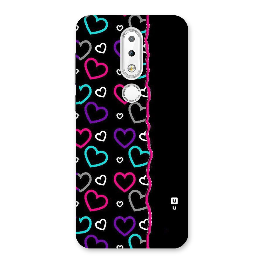 Empty Hearts Back Case for Nokia 6.1 Plus