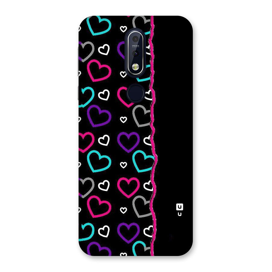 Empty Hearts Back Case for Nokia 7.1