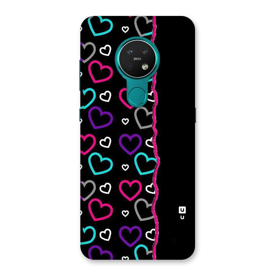 Empty Hearts Back Case for Nokia 7.2