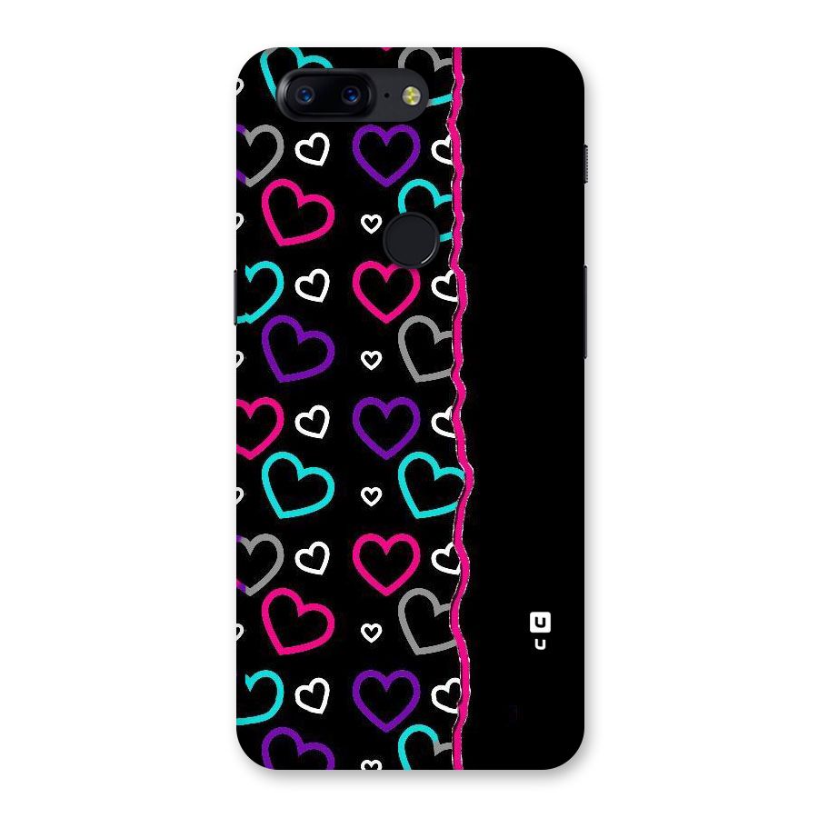 Empty Hearts Back Case for OnePlus 5T