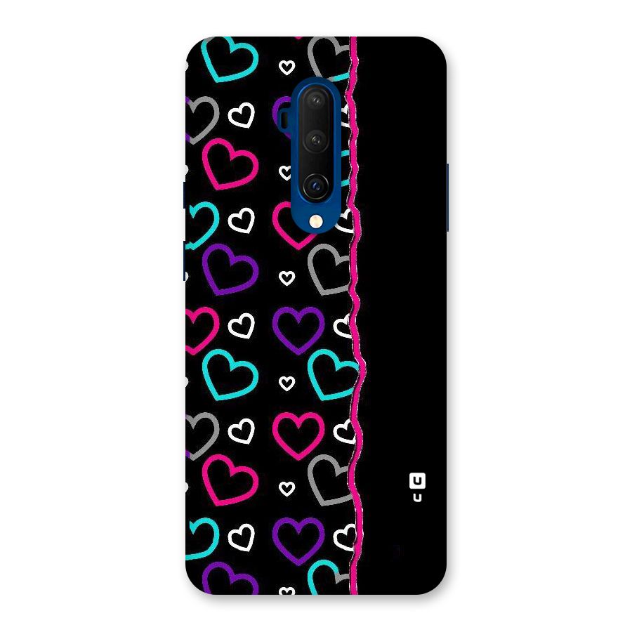Empty Hearts Back Case for OnePlus 7T Pro