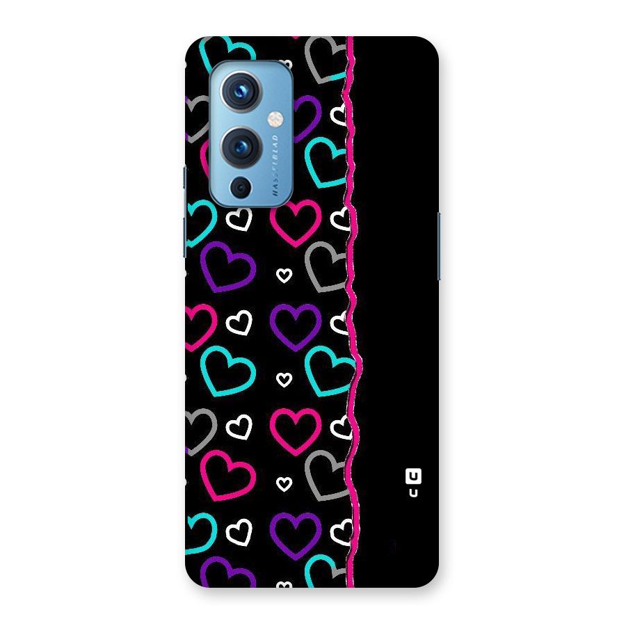 Empty Hearts Back Case for OnePlus 9
