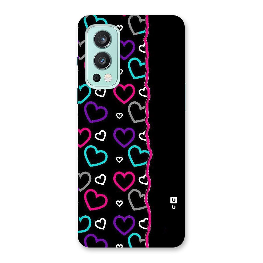 Empty Hearts Back Case for OnePlus Nord 2 5G
