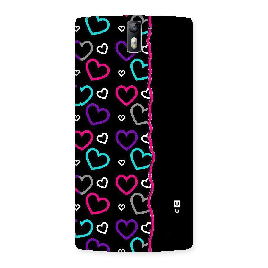 Empty Hearts Back Case for One Plus One