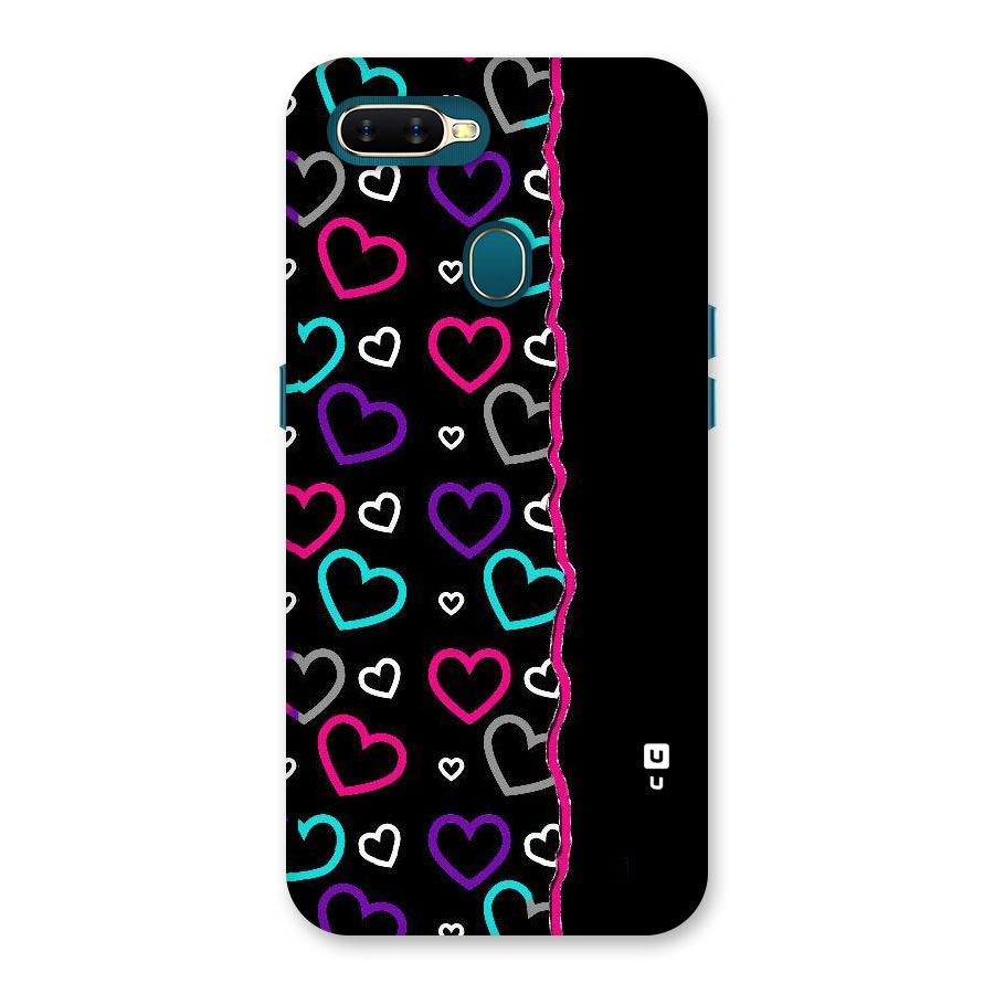 Empty Hearts Back Case for Oppo A11k
