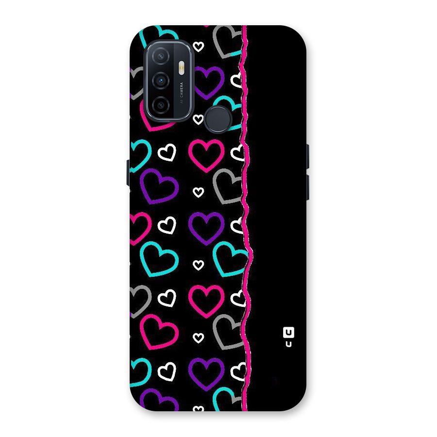 Empty Hearts Back Case for Oppo A32