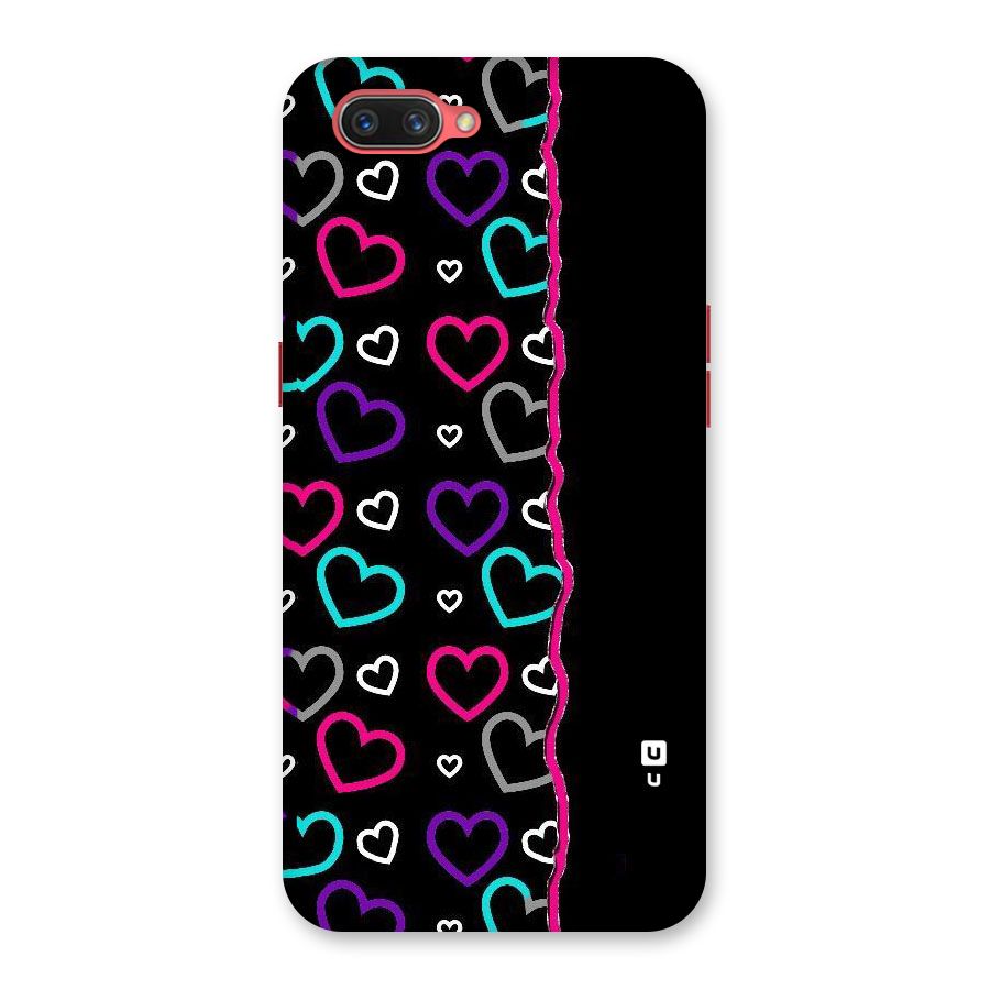 Empty Hearts Back Case for Oppo A3s