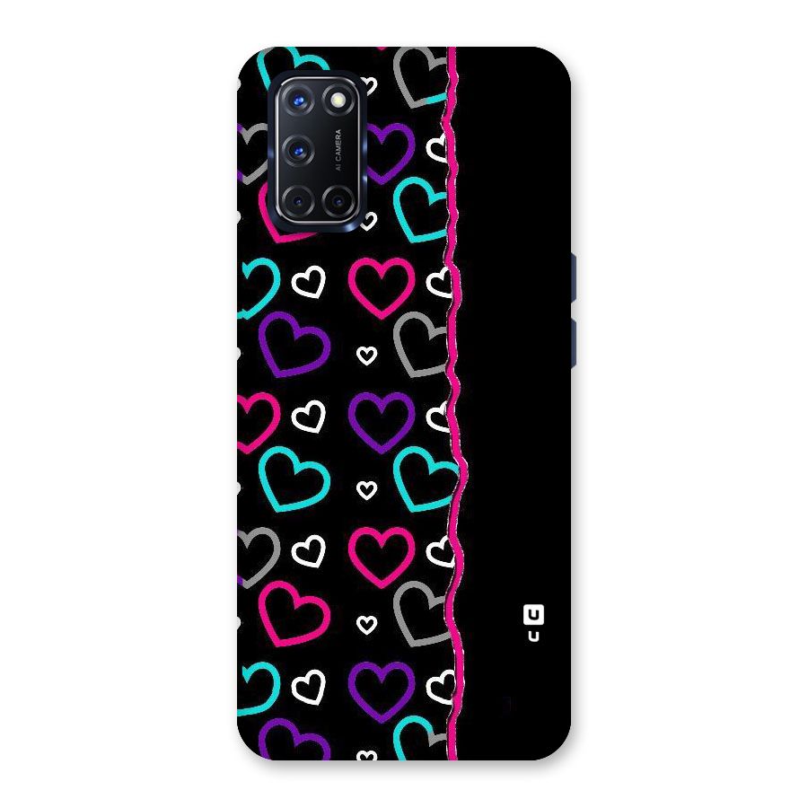 Empty Hearts Back Case for Oppo A52