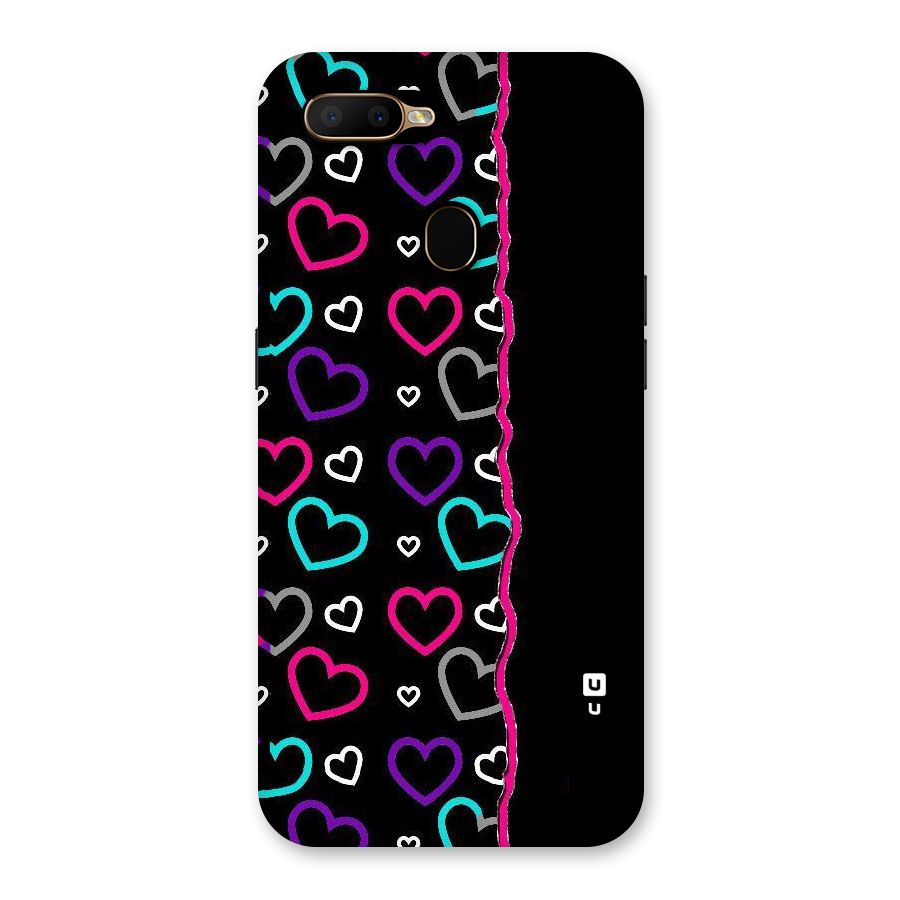 Empty Hearts Back Case for Oppo A5s