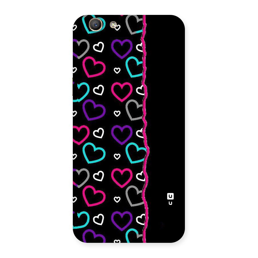 Empty Hearts Back Case for Oppo F1s