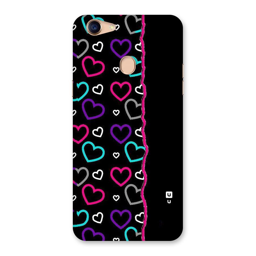 Empty Hearts Back Case for Oppo F5