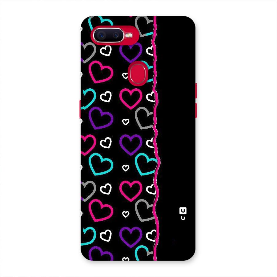 Empty Hearts Back Case for Oppo F9 Pro