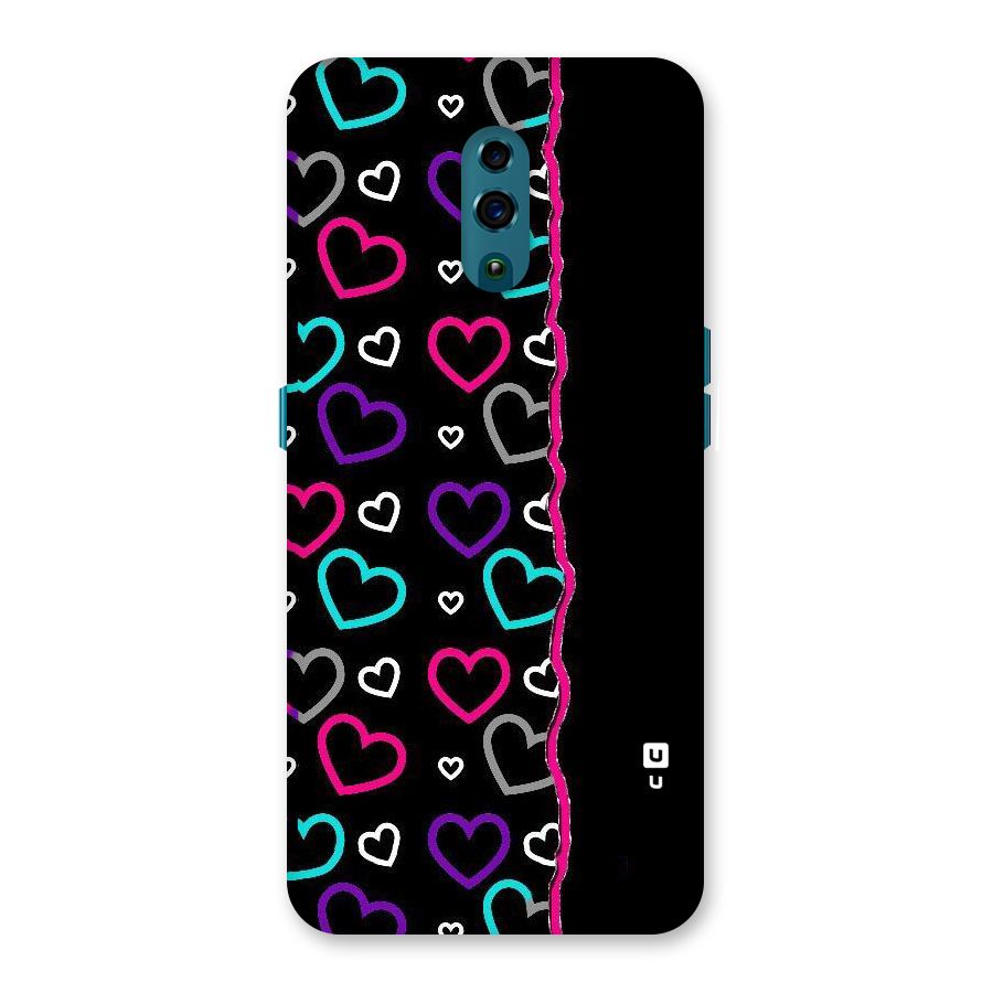 Empty Hearts Back Case for Oppo Reno