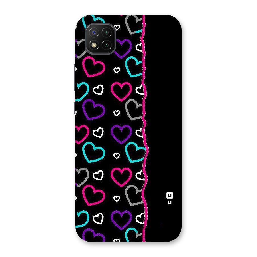 Empty Hearts Back Case for Poco C3