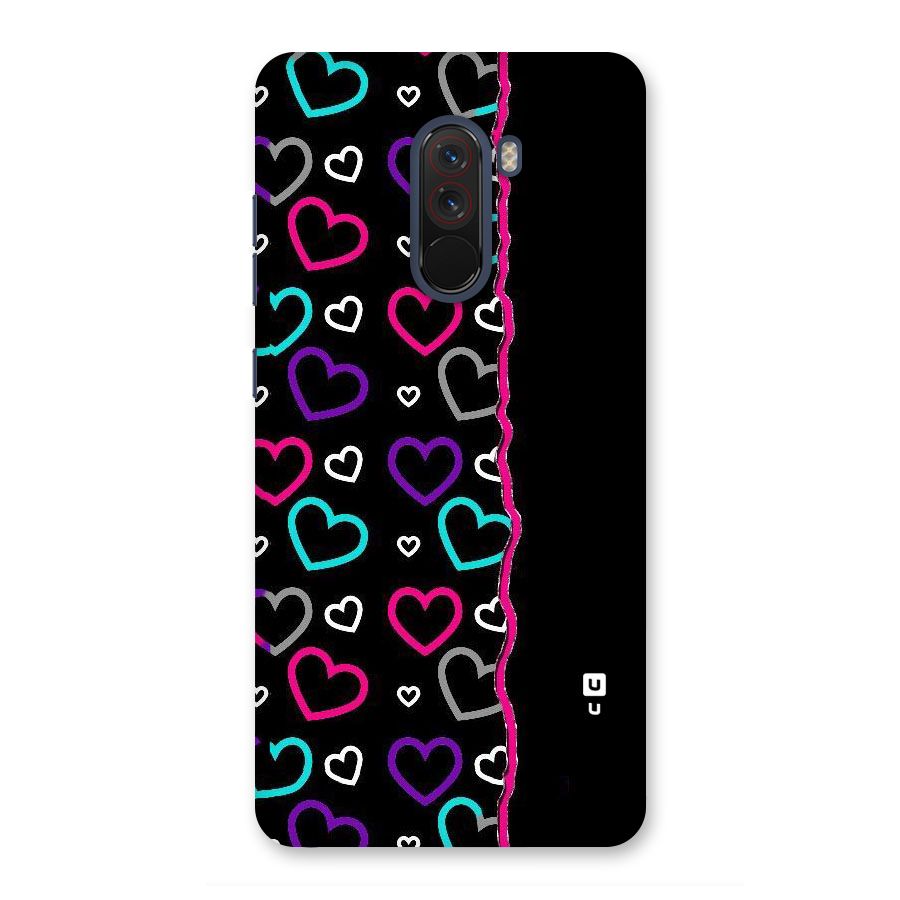 Empty Hearts Back Case for Poco F1