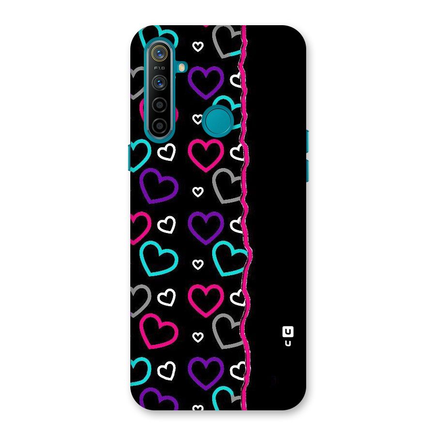 Empty Hearts Back Case for Realme 5i
